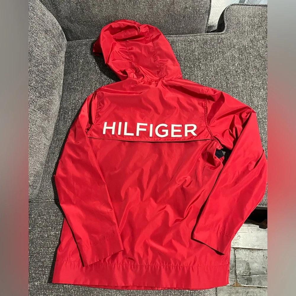 Tommy Hilfiger Red and Navy Windbreaker